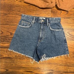 Denim High-Waisted Women's Shorts